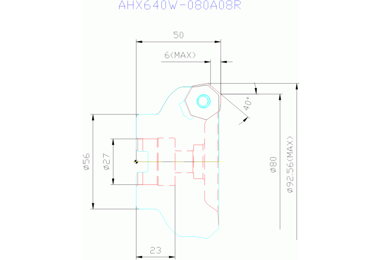 AHX640W-080A08R