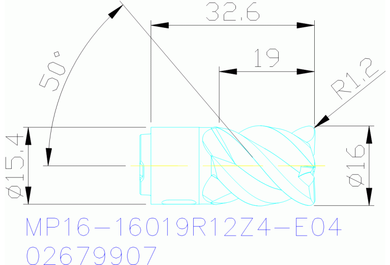 MP16-16019R12Z4-E04 F40M