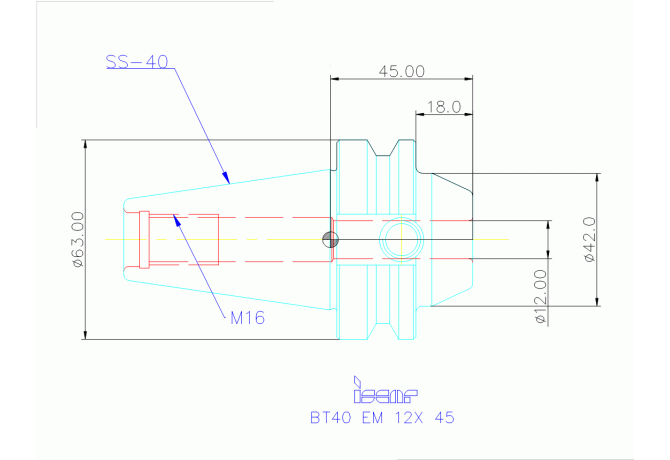BT40 EM 12X 45