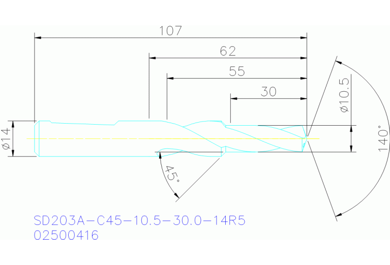 SD203A-C45-10.5-30.0-14R5