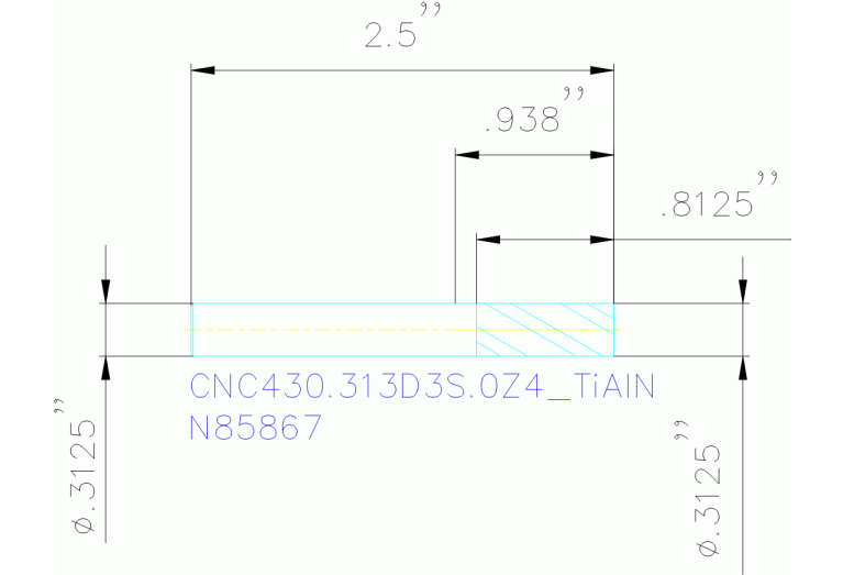 CNC430.313D3S.0Z4 TIALN