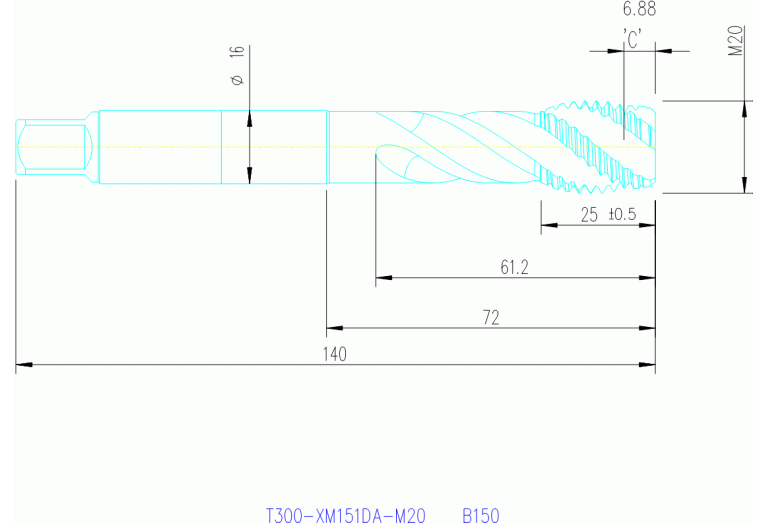 T300-XM151DA-M20 B150
