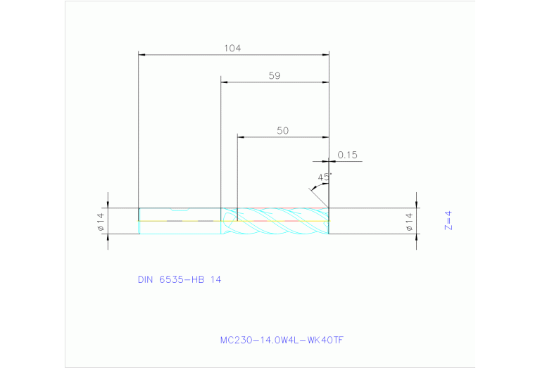 MC230-14.0W4L-WK40TF