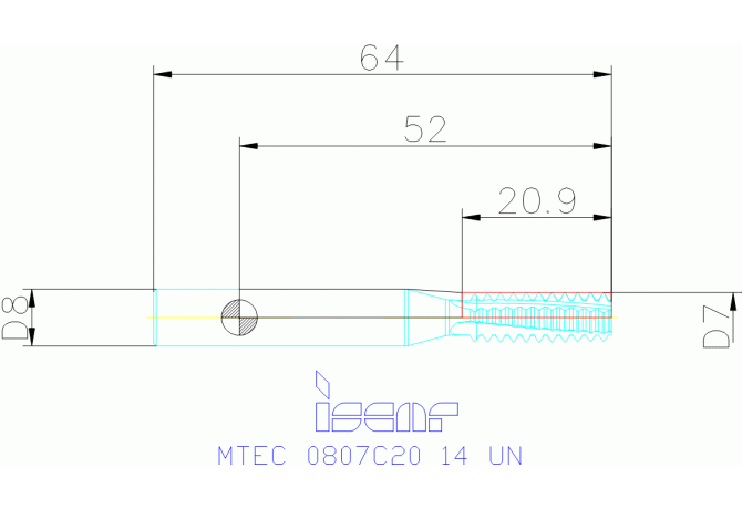 MTEC 0807C20 14UN IC908