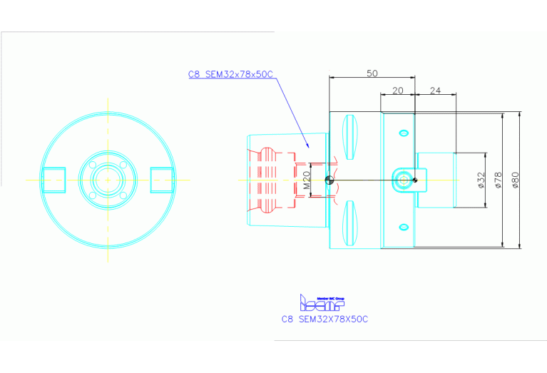 C8 SEM32X78X50C