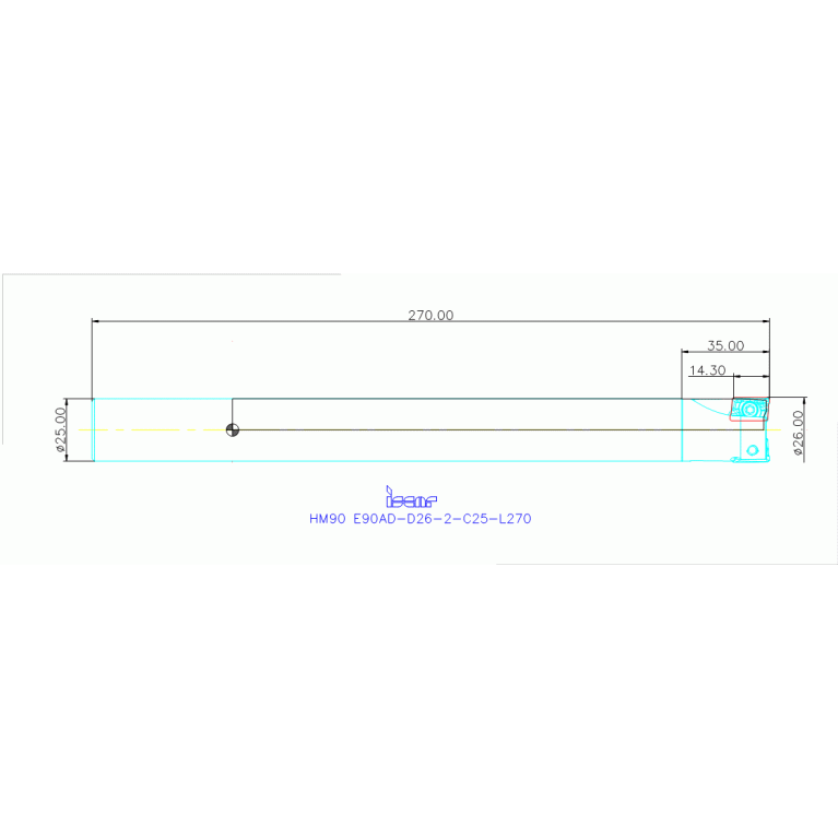 HM90 E90AD-D26-2-C25-L270