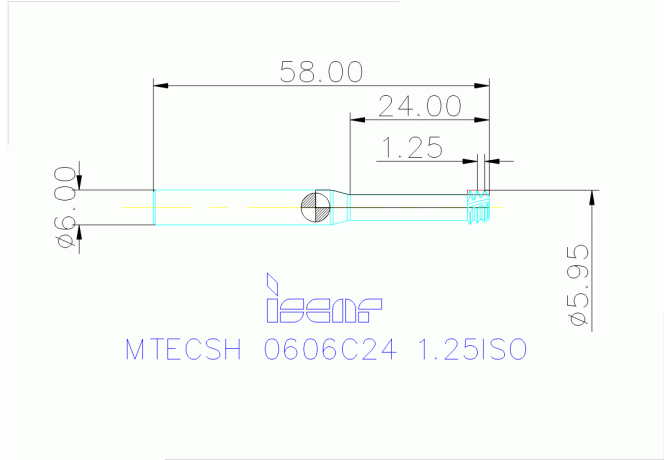 MTECSH 0606C24 1.25ISO IC903