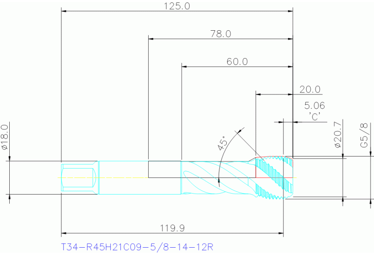 T34-R45H21C09-5/8-14-12R