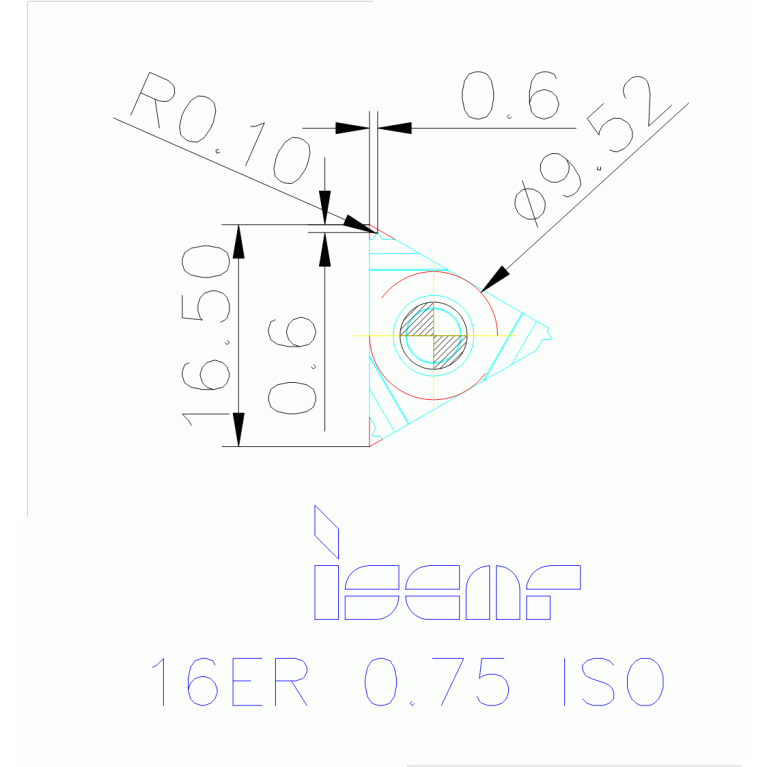 16ER 0.75 ISO IC08