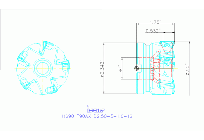 H690 F90AX D2.50-5-1.0-16