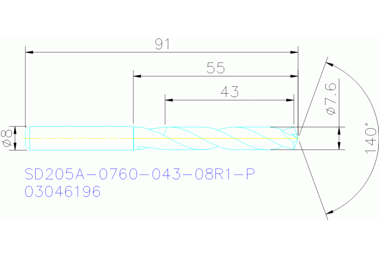 SD205A-0760-043-08R1-P