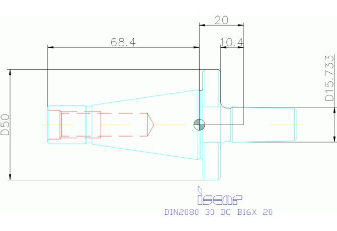 DIN2080 30 DC B16X 20