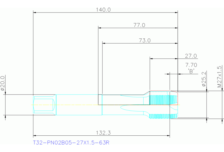 T32-PN02B05-27X1.5-63R