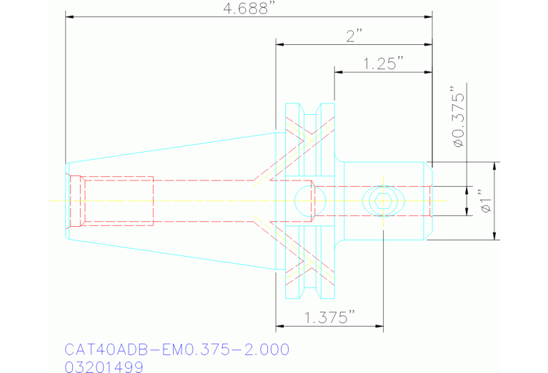 CAT40ADB-EM0.375-2.000