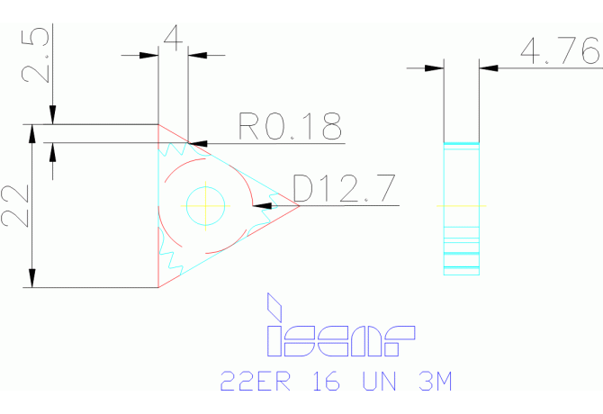 22ER 16 UN 3M IC908