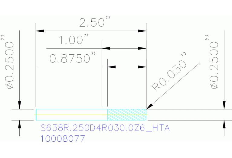 S638R.250D4R030.0Z6 HTA