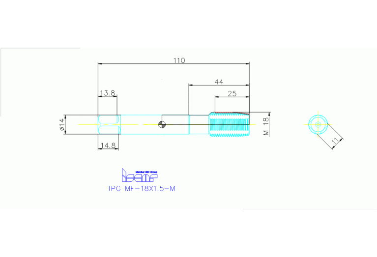 TPG MF-18X1.5-M HEST