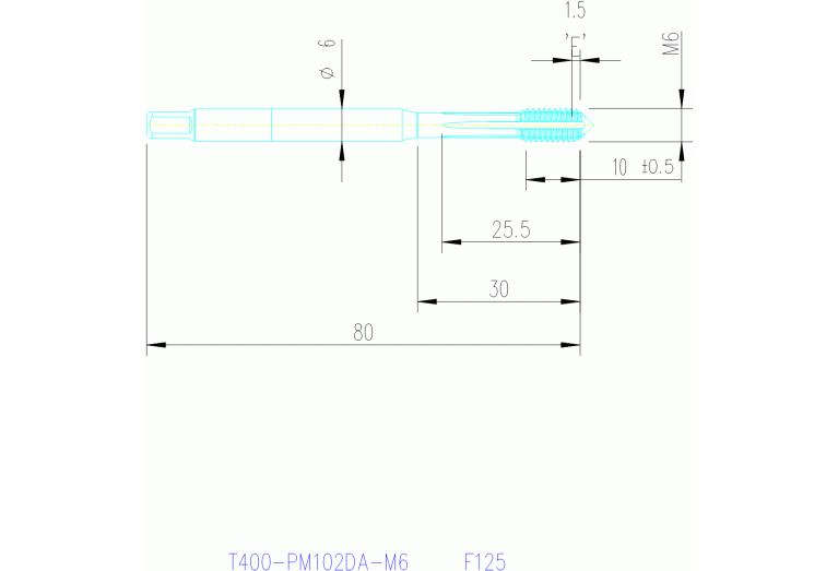 T400-PM102DA-M6 F125