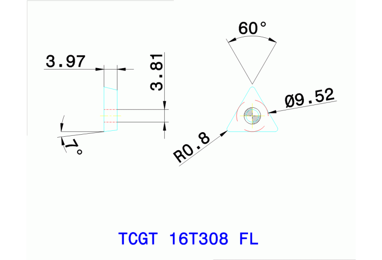 TCGT 16T308 FL K10