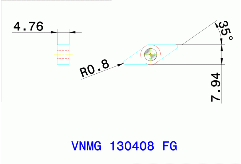 VNMG 130408 FG TT8115