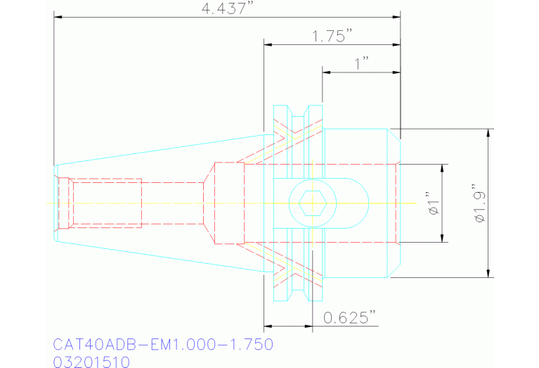 CAT40ADB-EM1.000-1.750