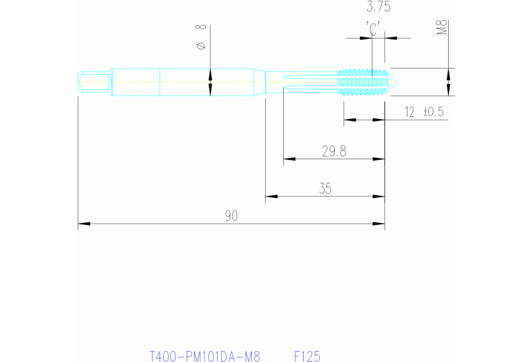 T400-PM101DA-M8 F125