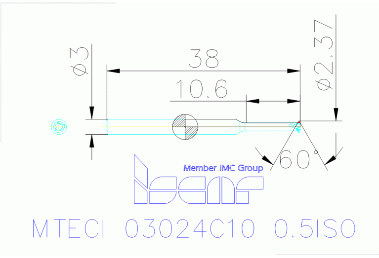MTECI 03024C10 0.5ISO IC902