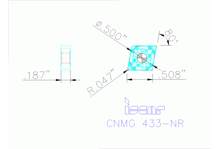 CNMG 120412-NR IC4028