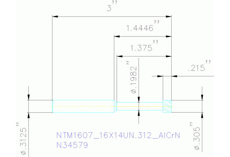 NTM1607/16X14UN.312 ALCRN