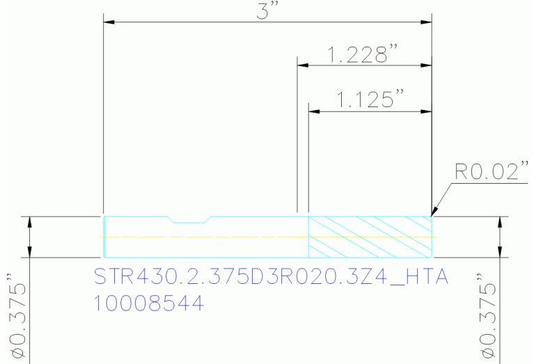 STR430.2.375D3R020.3Z4 HTA