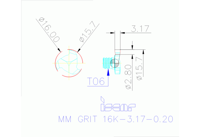 MM GRIT 16K-3.17-0.20 IC528