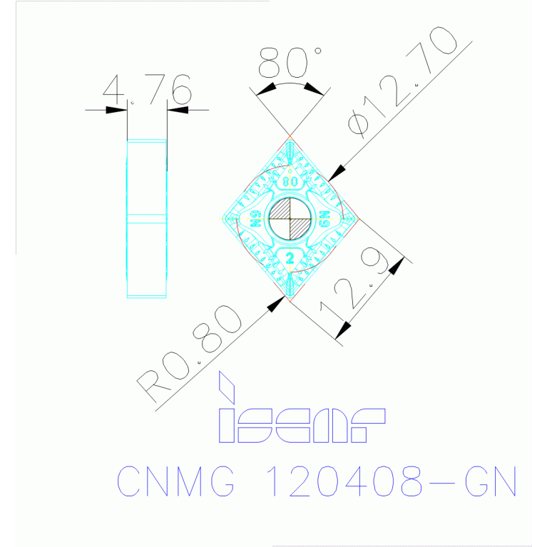 CNMG 120408-GN IC20