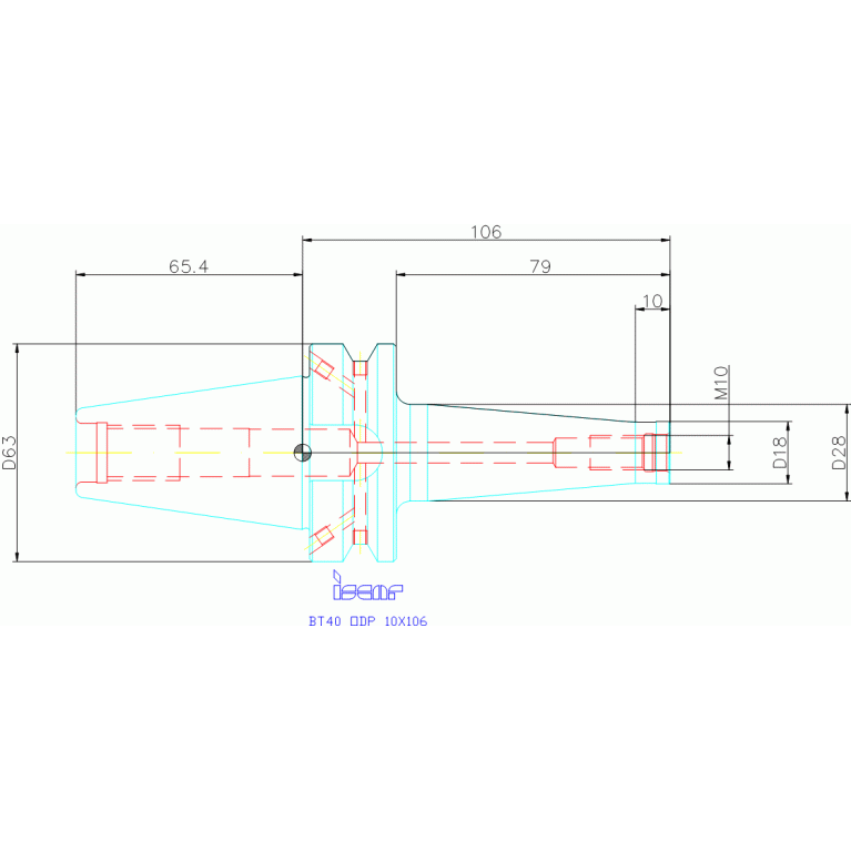 BT40 ODP10X106