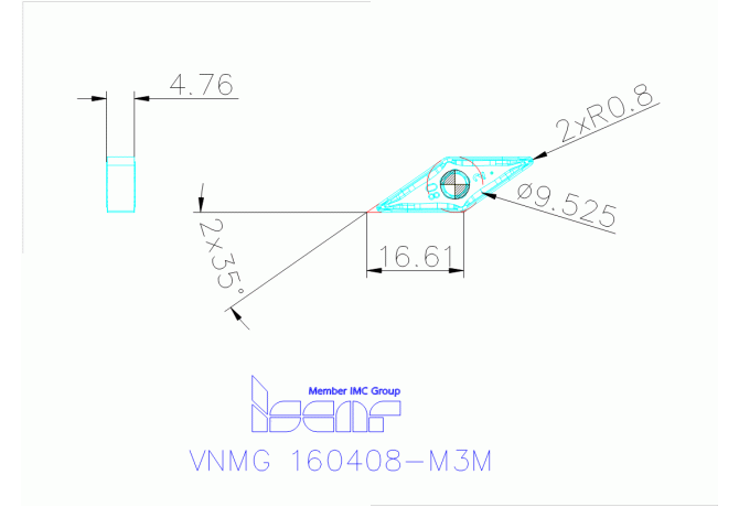 VNMG 160408-M3M IC804