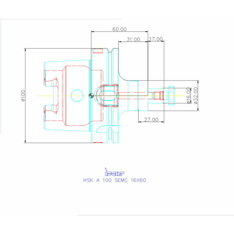 HSK A100 SEMC16X60