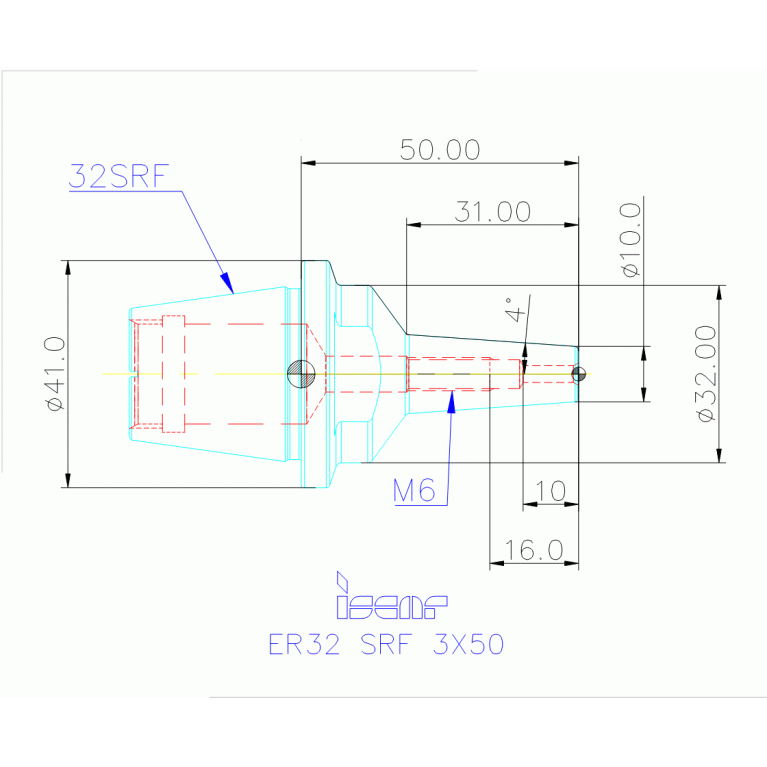 ER32 SRF 3X50