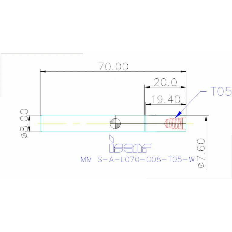 MM S-A-L070-C08-T05-W