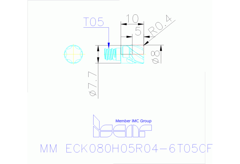 MM ECK080H05R04-6T05CF IC908