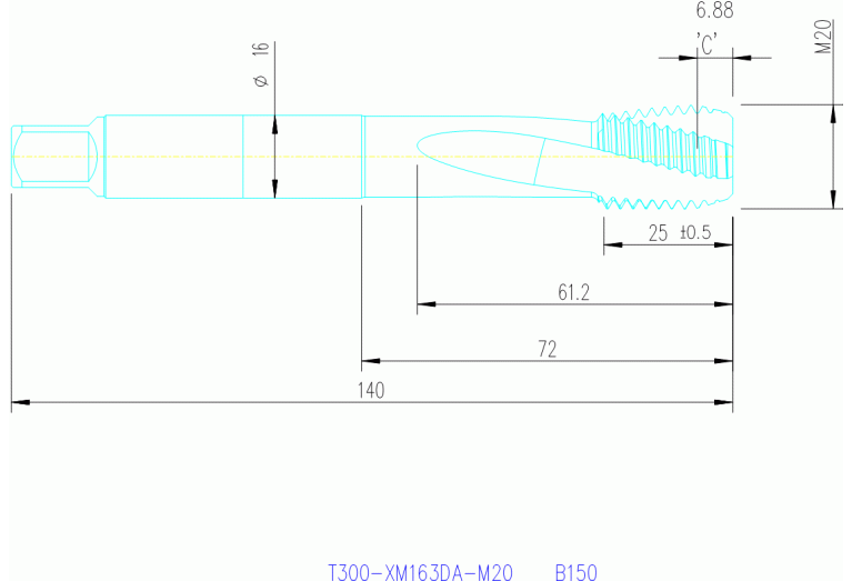 T300-XM163DA-M20 B150