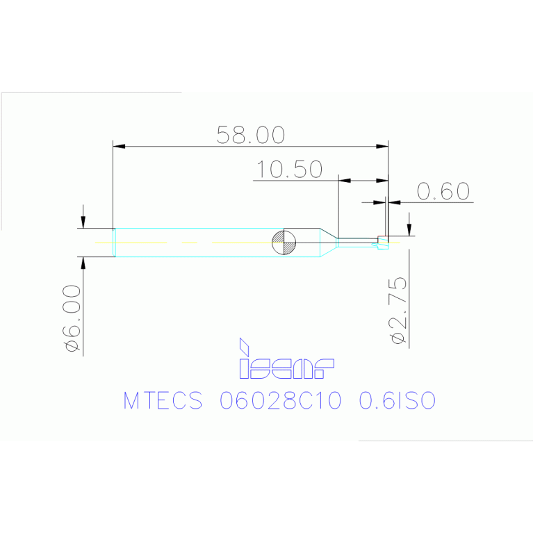 MTECS 06028C10 0.6ISO IC908