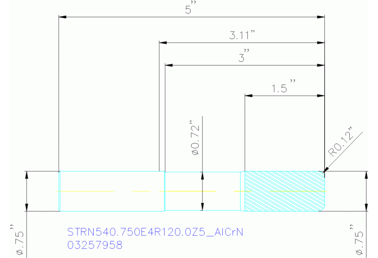 STRN540.750E4R120.0Z5 ALCRN
