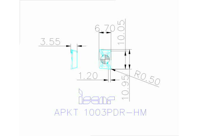 APKT 1003PDR-HM IC50M