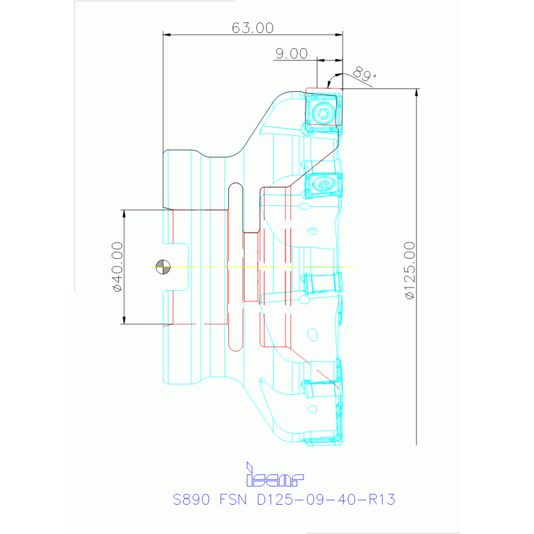 S890 FSN D125-09-40-R13