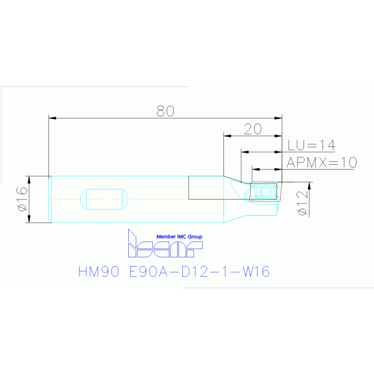 HM90 E90A-D12-1-W16