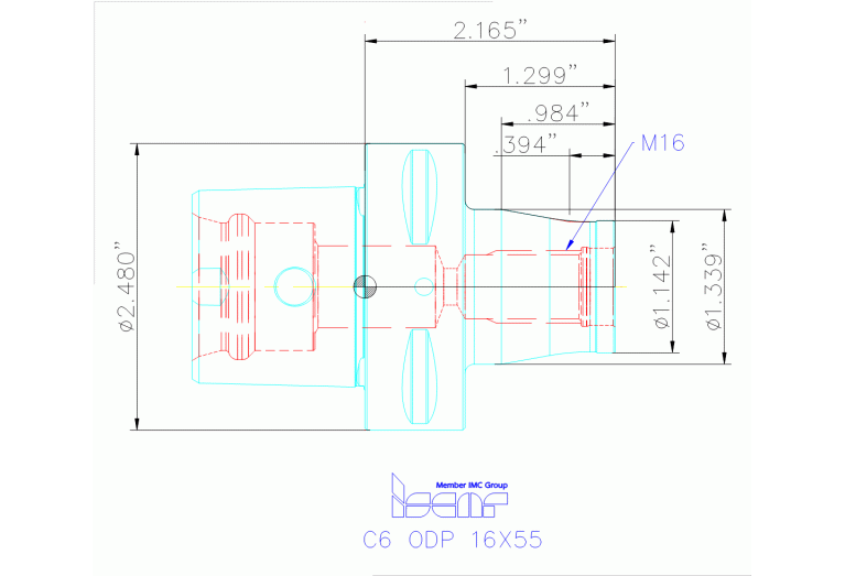 C6 ODP 16X55