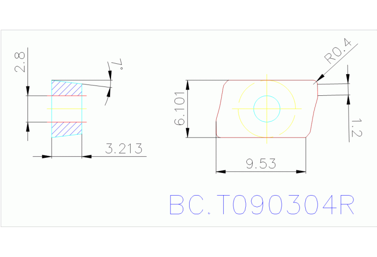 BCMT090304R-G55 WKK25G