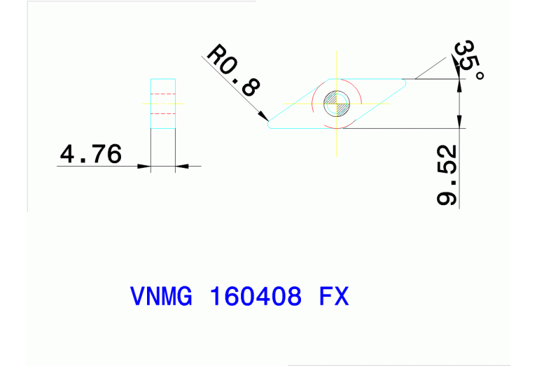 VNMG 160408 FX TT8125B