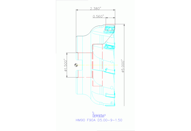 HM90 F90A D5.00-9-1.50