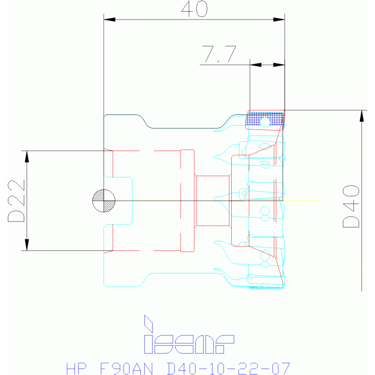 HP F90AN D40-10-22-07
