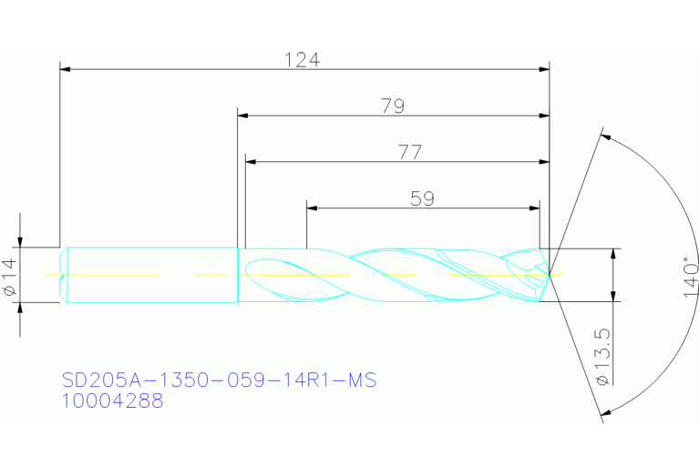 SD205A-1350-059-14R1-MS